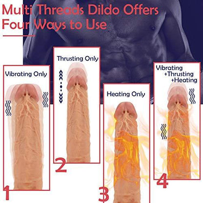 3-fuctions-multiple-combination-life-like-dildo gallery image 2