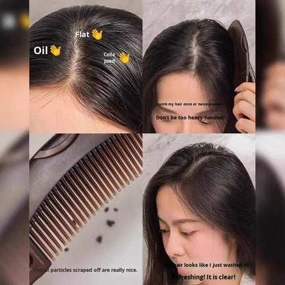 Energy Comb Scalp Hollow Comb Oil Head No Need to Wash Hair Massage to Remove Oil Cleaning Comb Hair Styling Tool