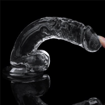 7-5-clear-realistic-dildo-with-suction-cup gallery image 6