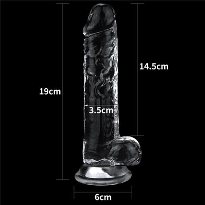7-5-clear-realistic-dildo-with-suction-cup gallery image 8