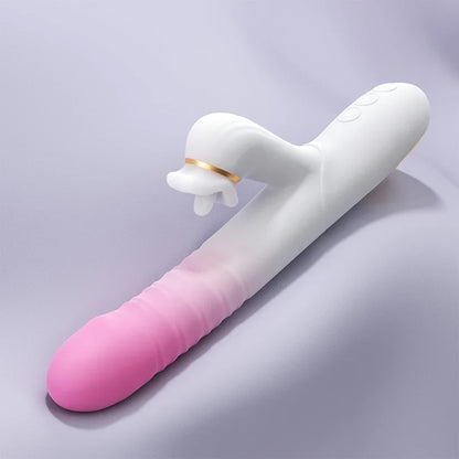 Rabbit - 360° Rotating Ball 7-Speed Extendable G-Spot Vibrator with 7 Intensity Settings
