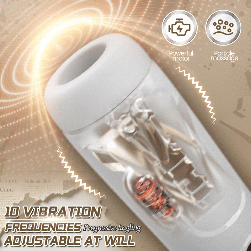 Skyline - 10 Suction Vibrations One-button Activation APP-controlled Multi-point Massage Male Masturbator