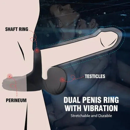 [HOT SALE] 2-Motor Penis Glans Training 10-Vibration Masturbation Cup