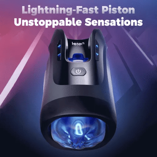 Superbuyg™ LETEN Cannon King Mini 3D Fleshy Telescopic Vibrating Automatic Masturbator [free of tax]